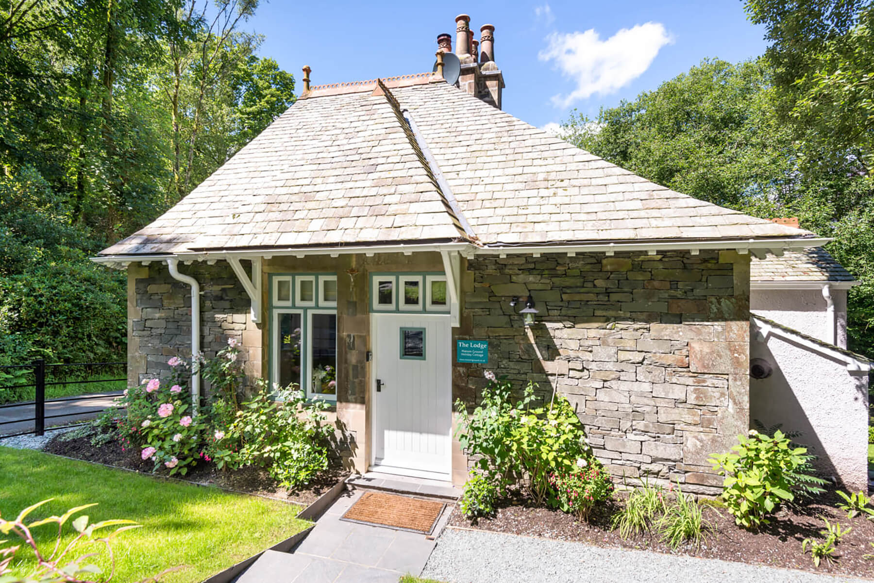 Lake District cottages from Matson Ground.Matson Ground Lodge, Windermere