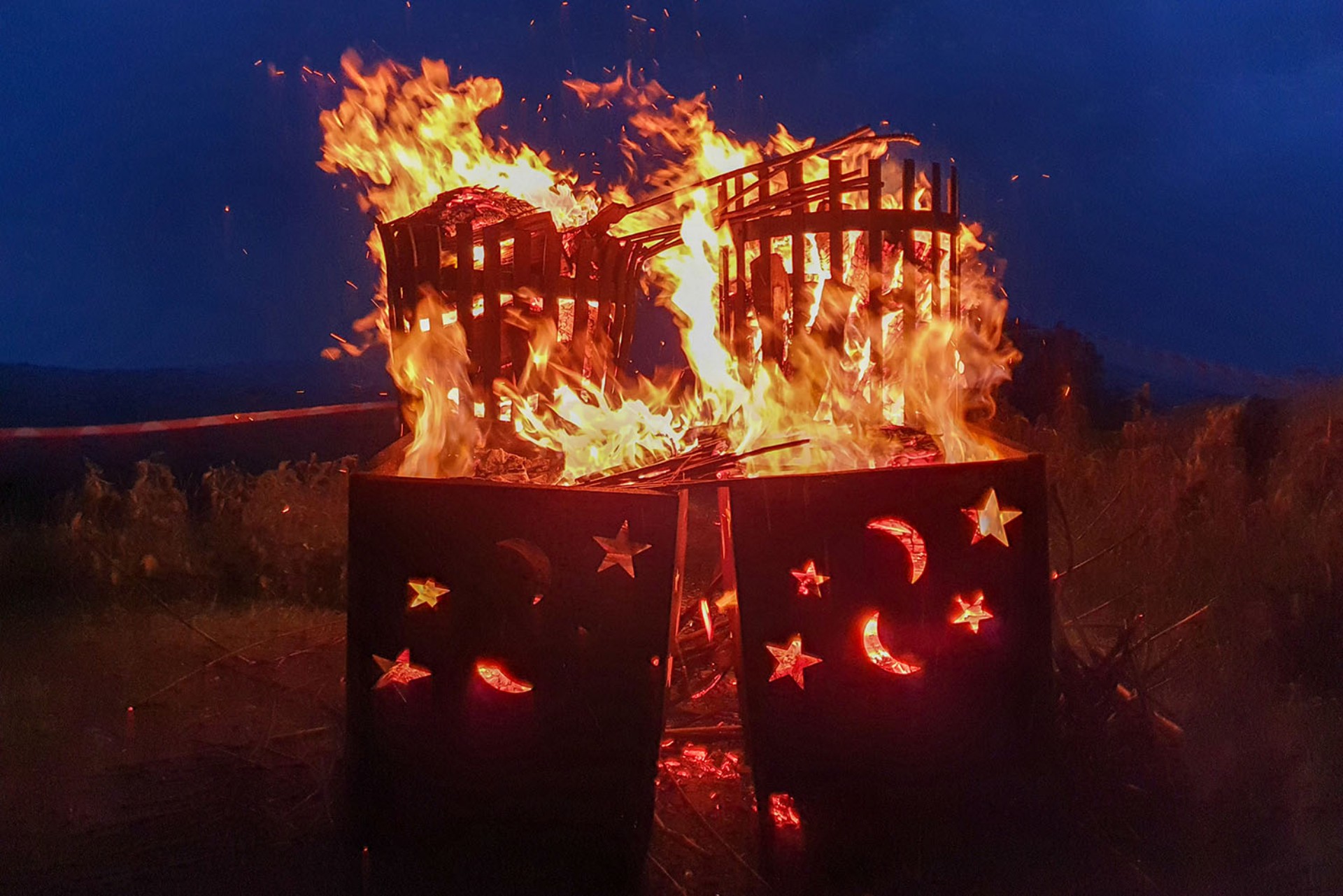 <p>Last Thursday more than 3,500 beacons were lit around the world to mark the Queen's Platinum Jubilee - among them, our very own beacon at the top of Brant Fell, at the heart of the Matson Ground Estate.